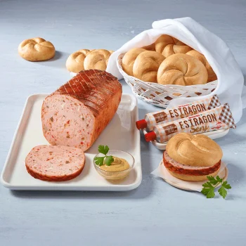 Chili-Cheese-Leberkaese-Set